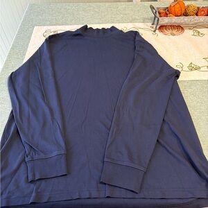 Lands End Men's Supima Cotton Mock Turtleneck